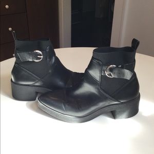 Zara black booties